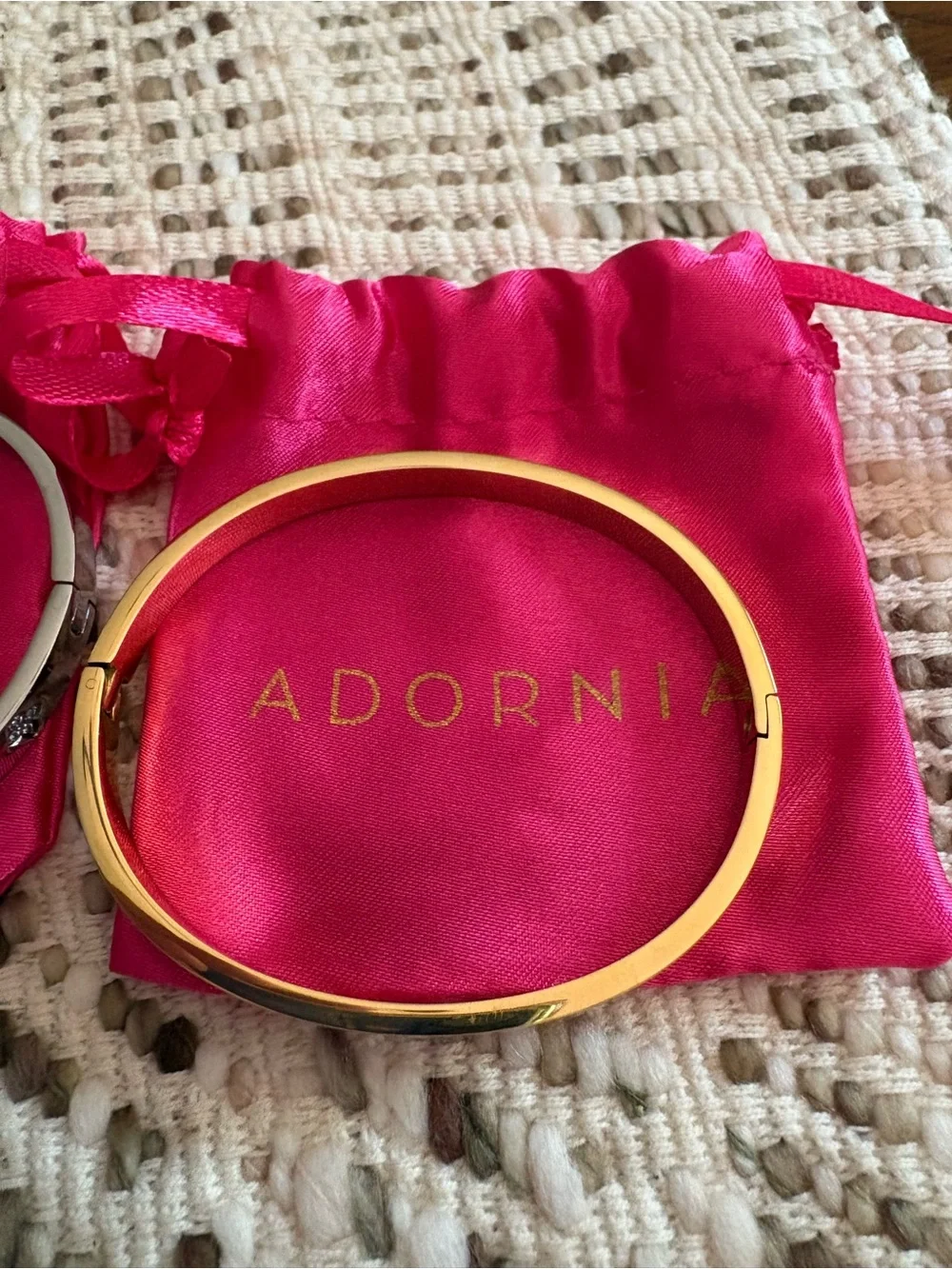 Adornia Gold Accent Bangle Bracelet